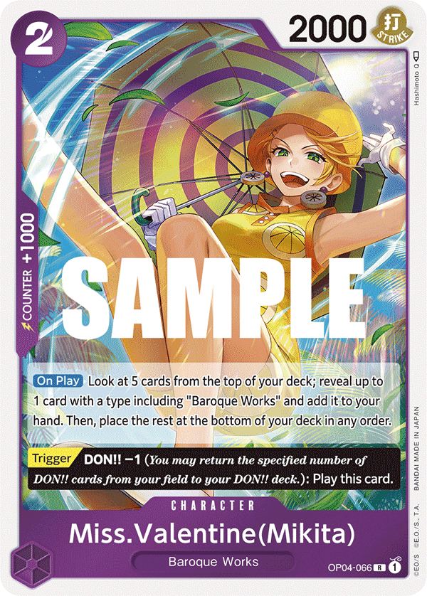 Miss.Valentine(Mikita) · OP04-066 · EN