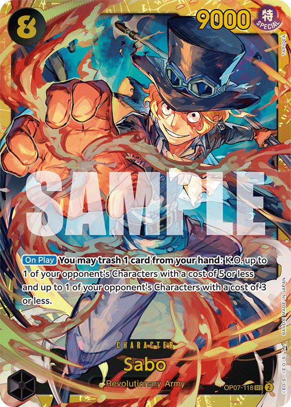 Sabo credited to TAPIOCA