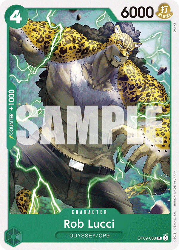 Rob Lucci · OP09-038 · EN