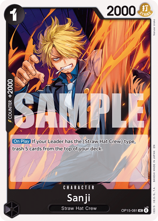 Sanji · OP15-081 · EN