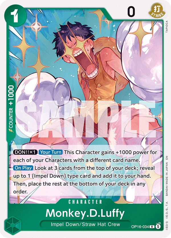 Monkey.D.Luffy · OP16-034 · EN