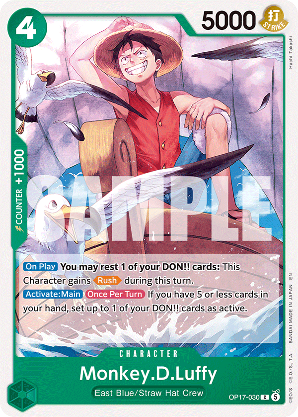 Monkey.D.Luffy · OP17-030 · EN