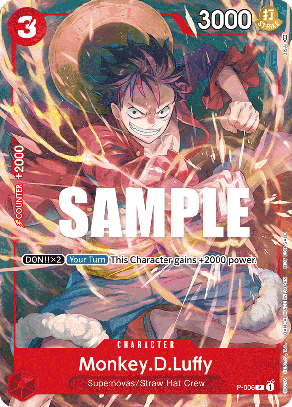 Monkey.D.Luffy · P-006 · EN