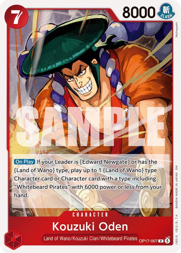 Kouzuki Oden — OP17-007