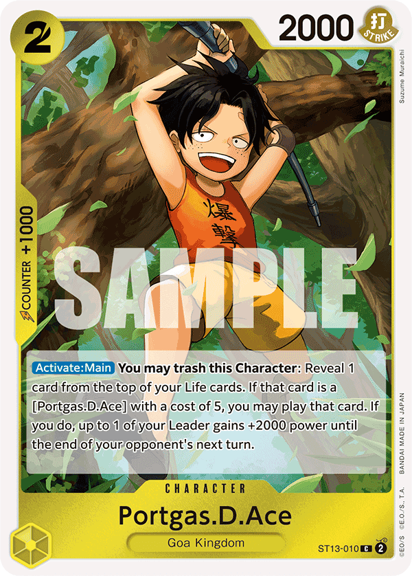 Portgas.D.Ace — ST13-010