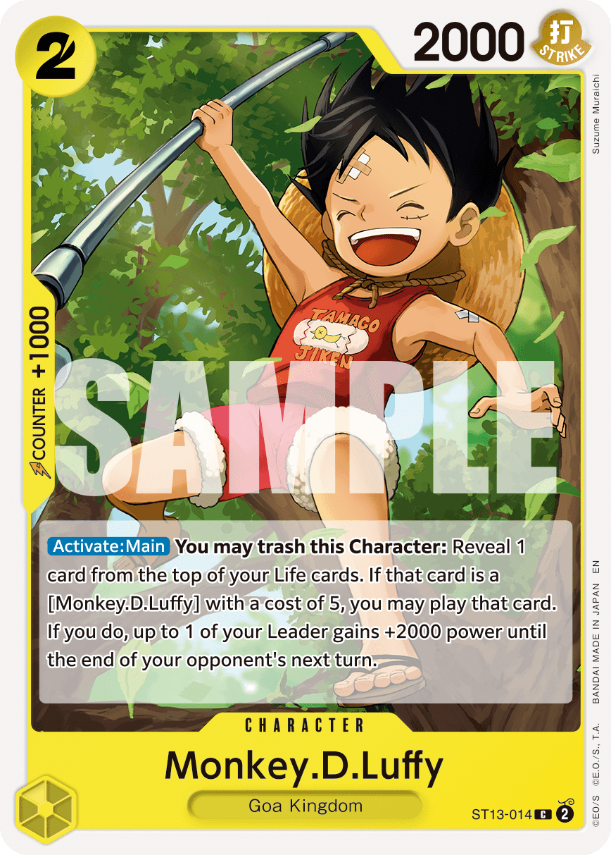 Monkey.D.Luffy — ST13-014r1
