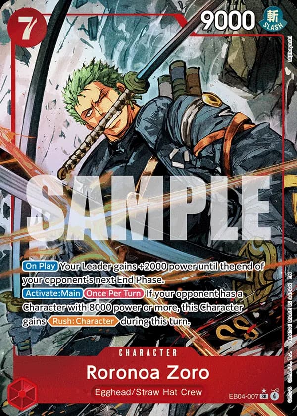 Roronoa Zoro — EB04-007p1