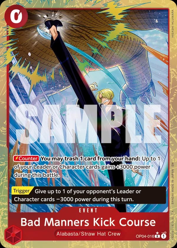 Bad Manners Kick Course — OP04-016p1