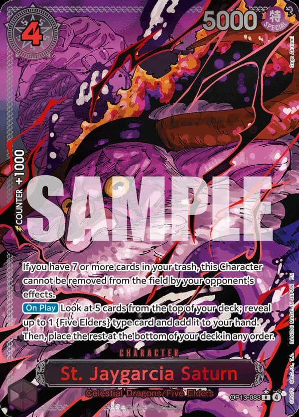 St. Jaygarcia Saturn — OP13-083p2
