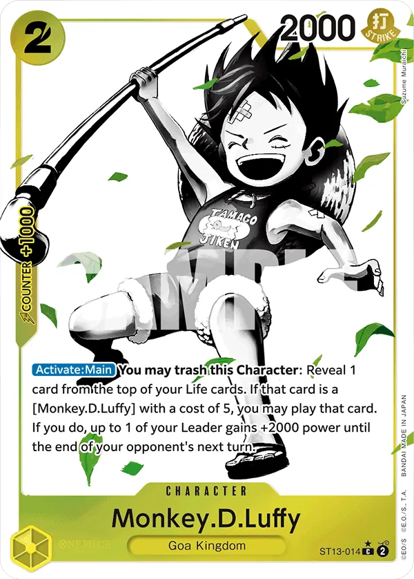 Monkey.D.Luffy — ST13-014p1