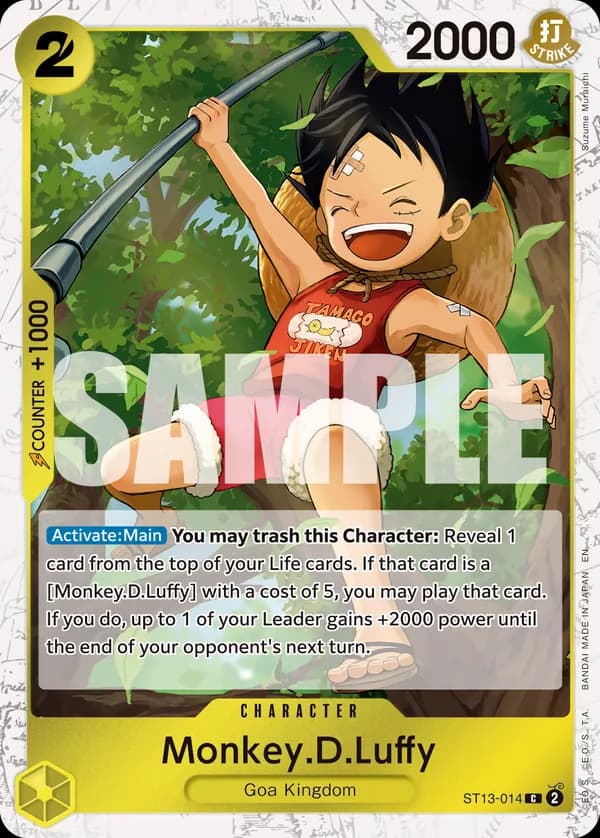 Monkey.D.Luffy — ST13-014p2