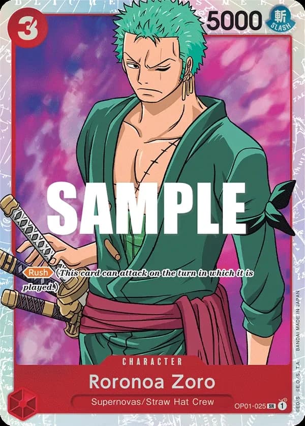 Roronoa Zoro · OP01-025 · EN