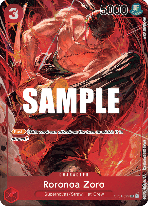 Roronoa Zoro · OP01-025_p1 · EN