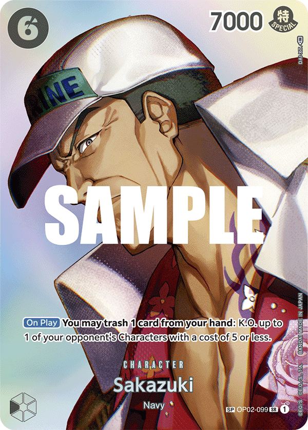 Sakazuki · OP02-099_p2 · EN