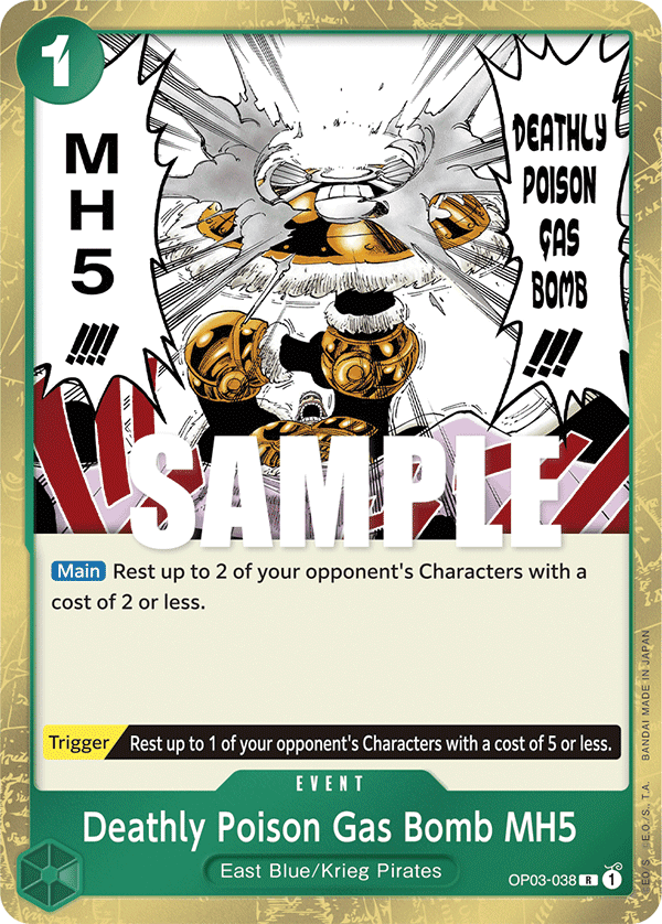 Deathly Poison Gas Bomb MH5 · OP03-038 · EN