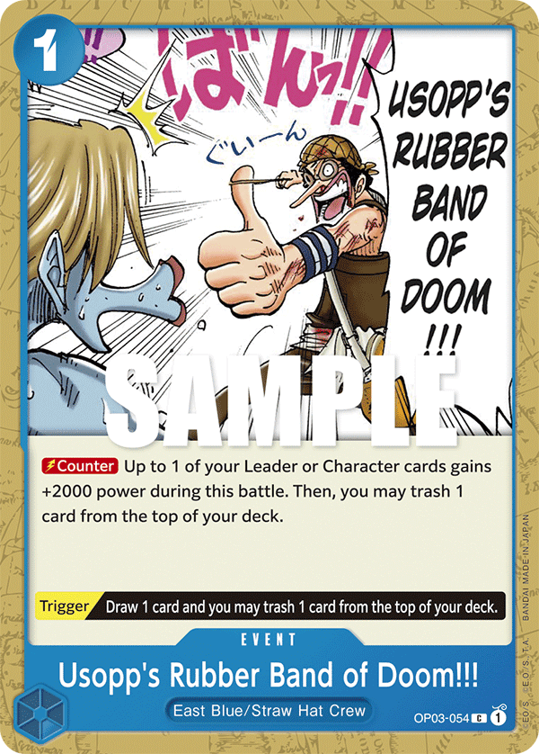 Usopp's Rubber Band of Doom!!! · OP03-054 · EN