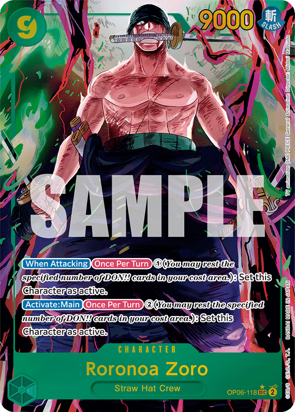 Roronoa Zoro · OP06-118_p1 · EN