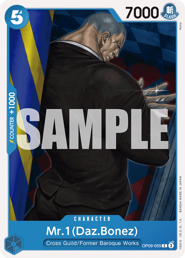 Mr.1(Daz.Bonez) · OP09-055 · EN