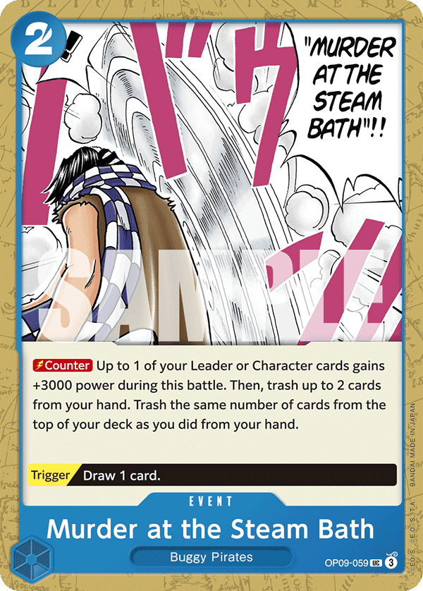 Murder at the Steam Bath · OP09-059 · EN