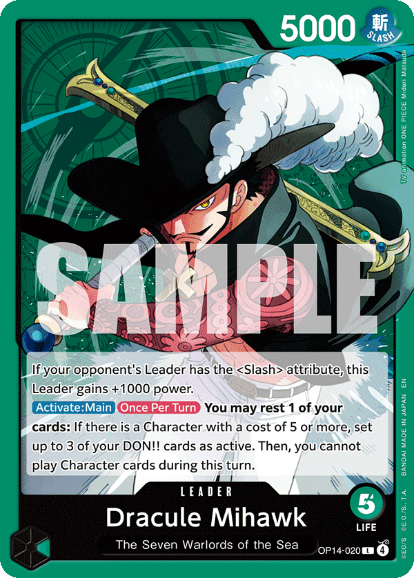 Dracule Mihawk · OP14-020 · EN