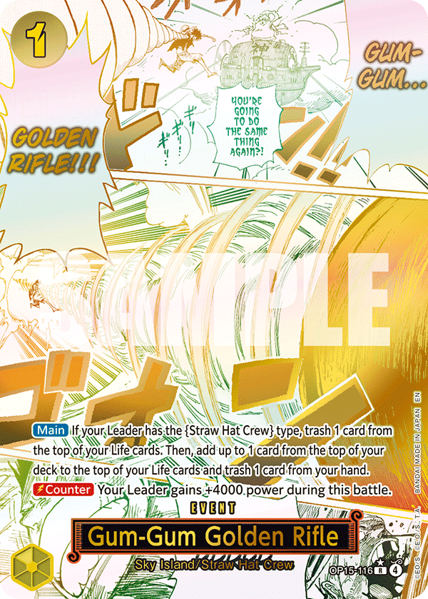Gum-Gum Golden Rifle · OP15-116_p1 · EN