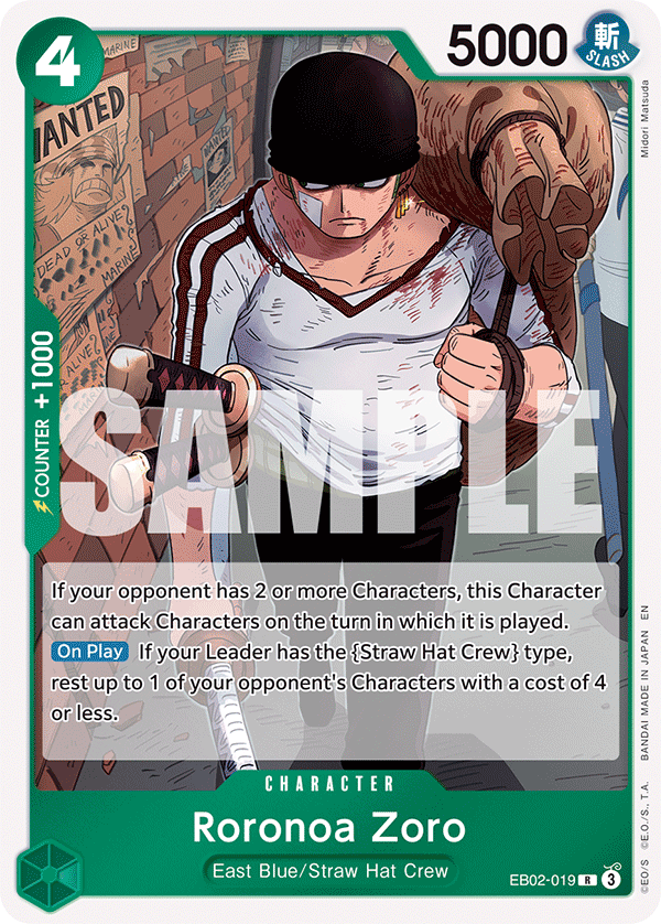 Roronoa Zoro — EB02-019
