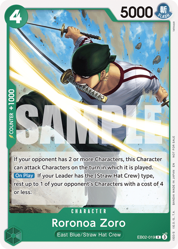Roronoa Zoro — EB02-019p1