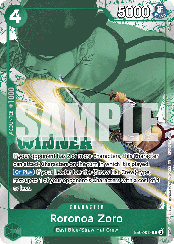 Roronoa Zoro — EB02-019p2