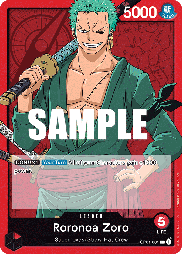 Roronoa Zoro — OP01-001