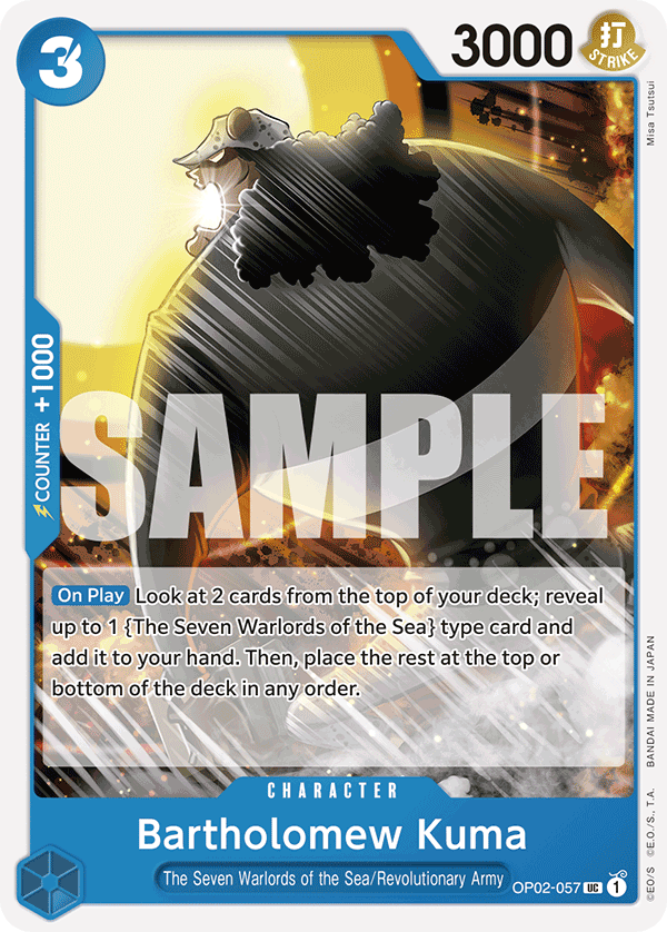 Bartholomew Kuma — OP02-057r1
