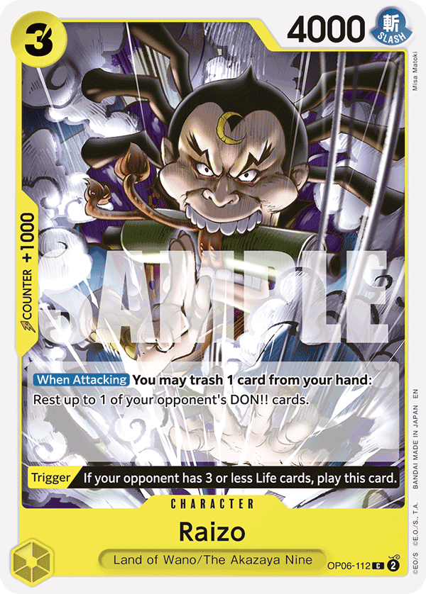 Raizo — OP06-112r1