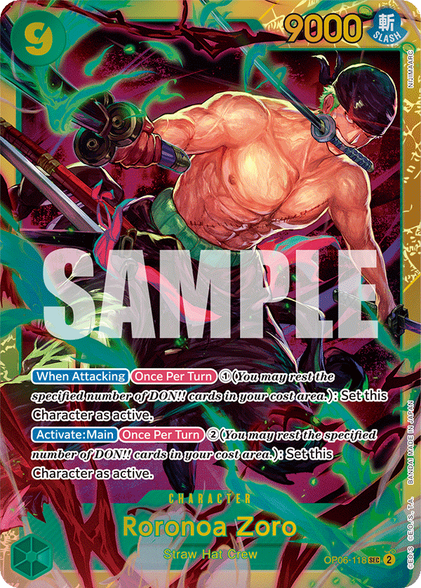 Roronoa Zoro — OP06-118