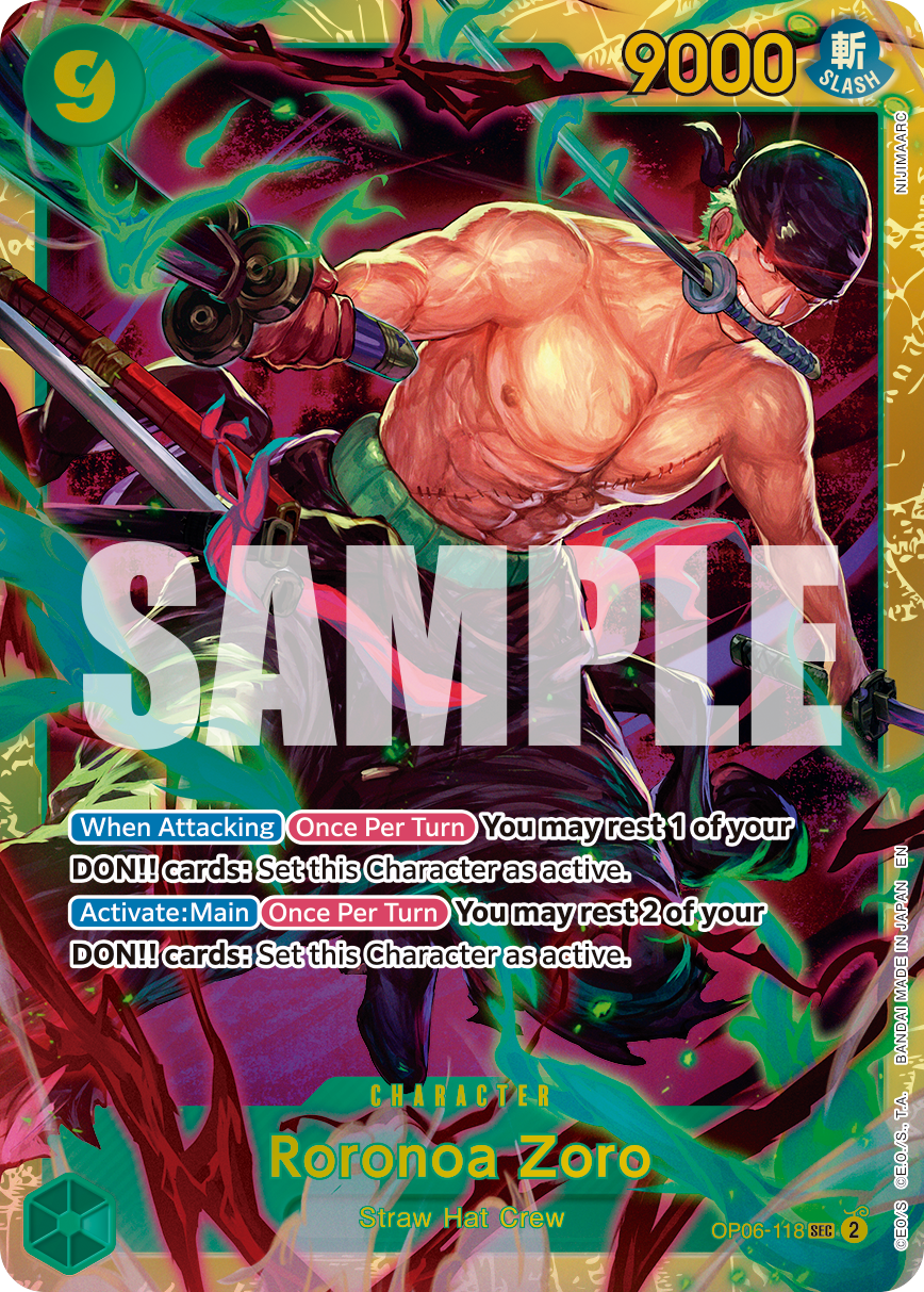 Roronoa Zoro — OP06-118r2