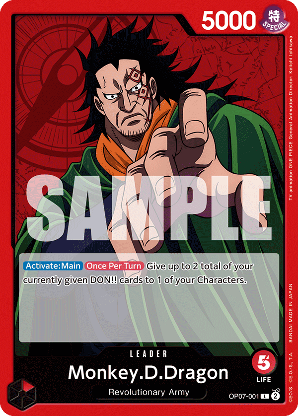 Monkey.D.Dragon — OP07-001