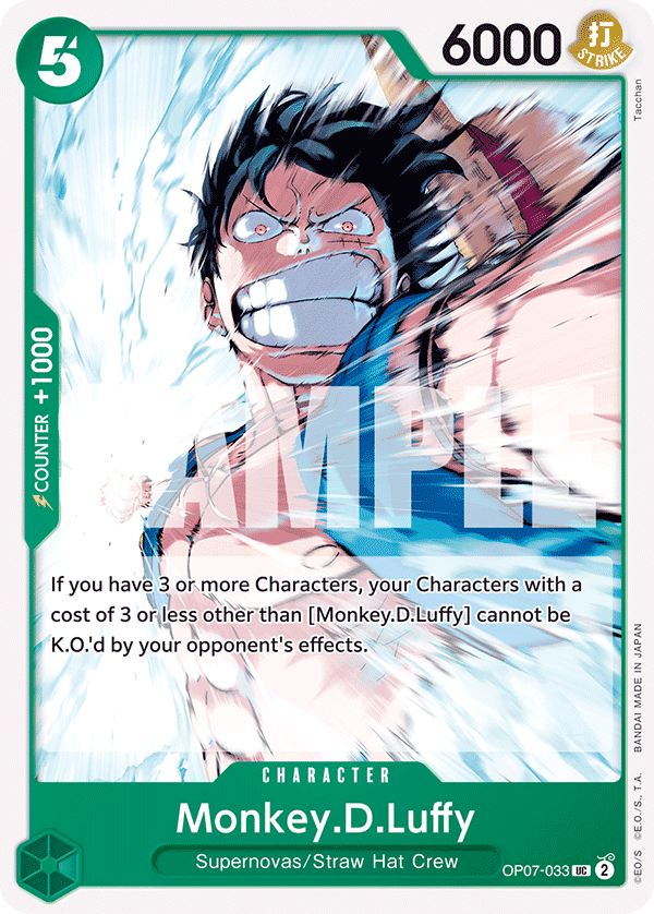 Monkey.D.Luffy — OP07-033