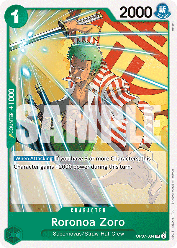 Roronoa Zoro — OP07-034