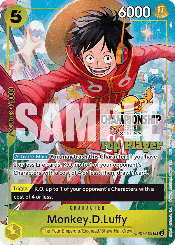 Monkey.D.Luffy — OP07-109p3