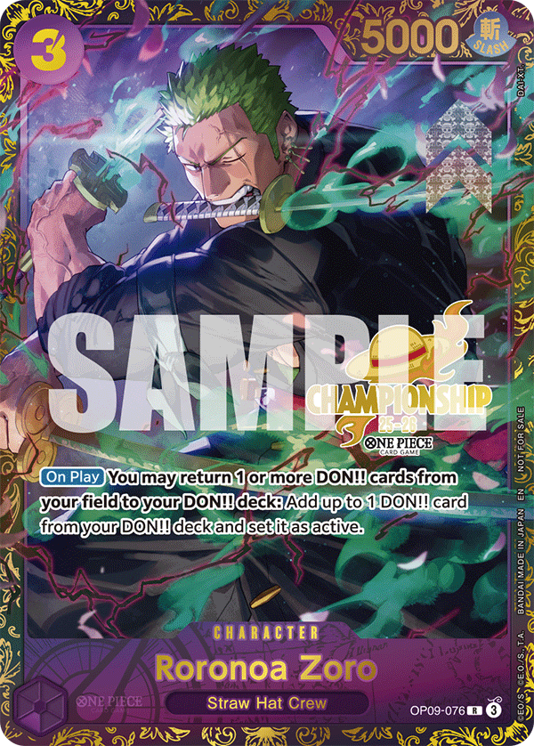 Roronoa Zoro — OP09-076p1