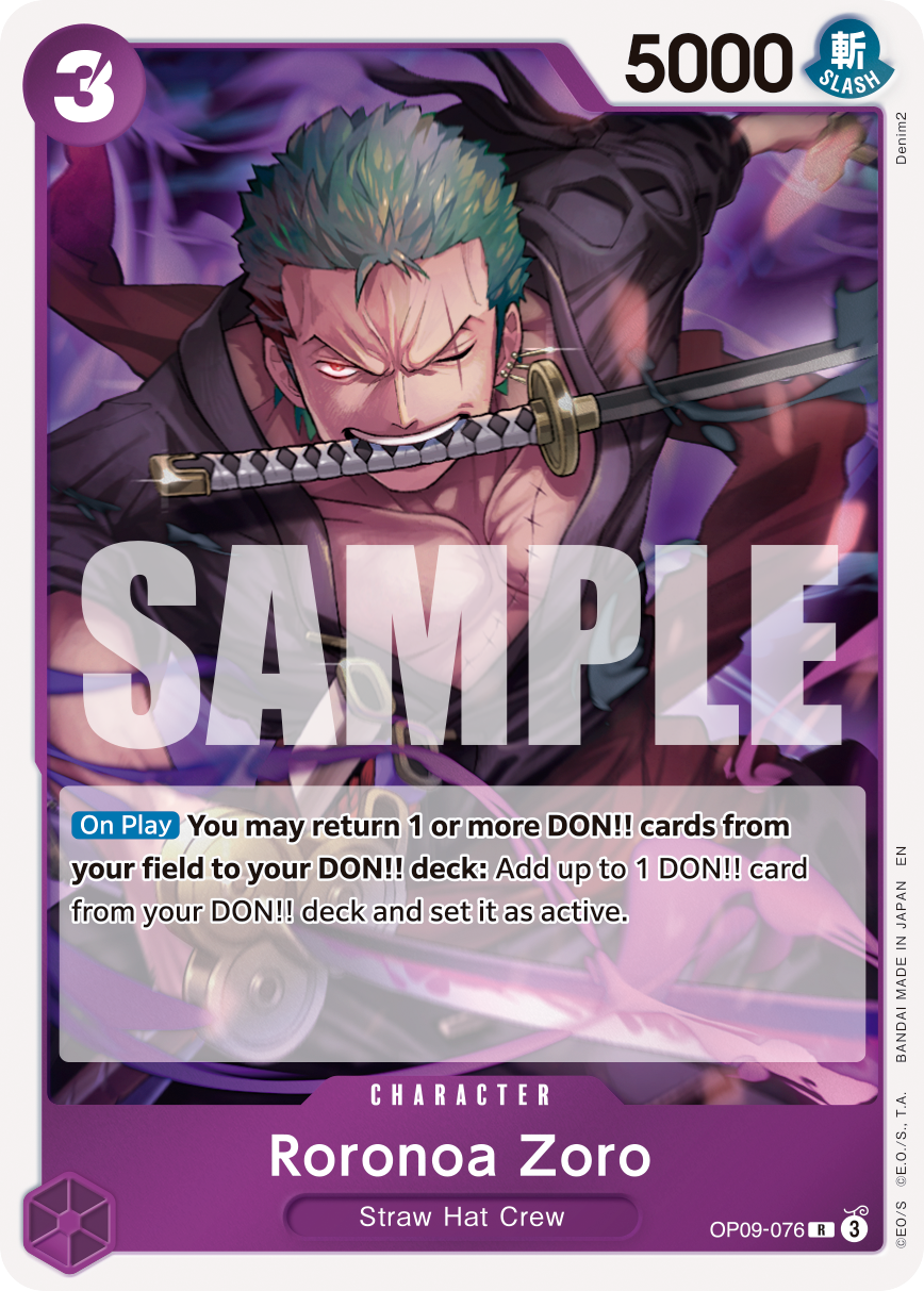 Roronoa Zoro — OP09-076r2