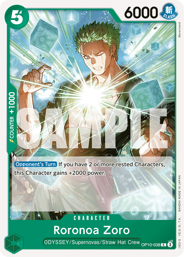 Roronoa Zoro — OP10-038