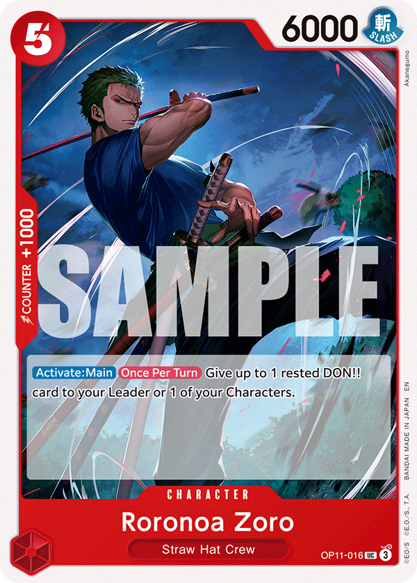 Roronoa Zoro — OP11-016