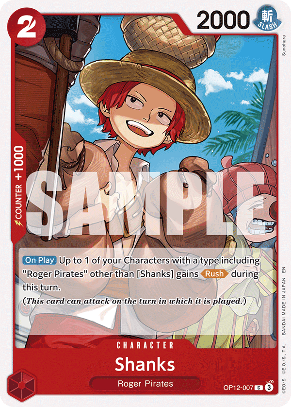 Shanks — OP12-007