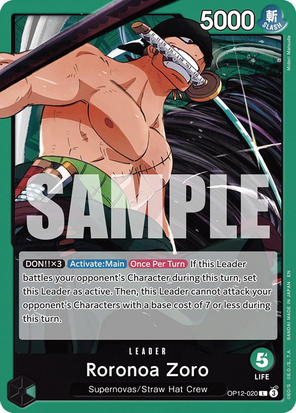 Roronoa Zoro — OP12-020