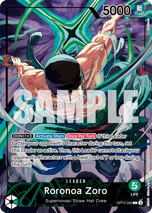 Roronoa Zoro — OP12-020p4