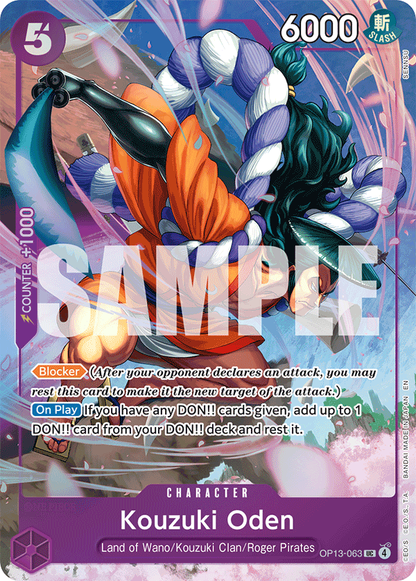 Kouzuki Oden — OP13-063p1