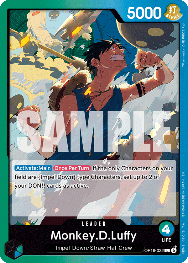 Monkey.D.Luffy — OP16-022