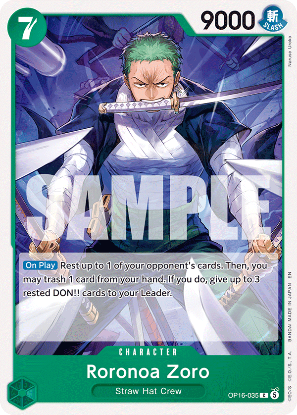 Roronoa Zoro — OP16-035