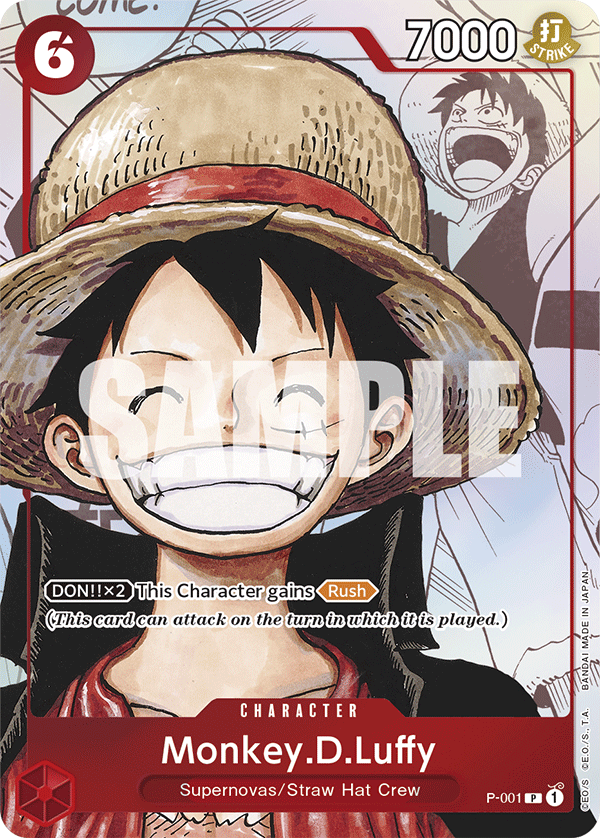 Monkey.D.Luffy — P-001p3