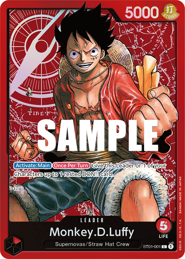 Monkey.D.Luffy — ST01-001