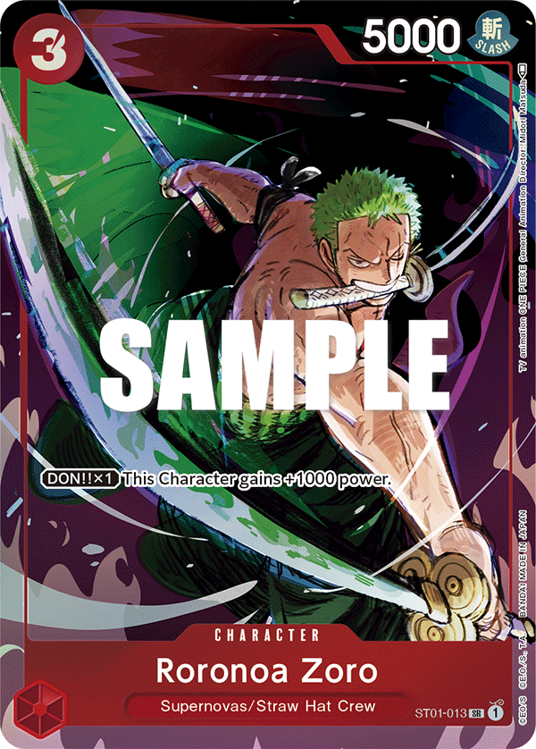 Roronoa Zoro — ST01-013p2